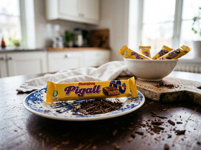 2 x Marabou Pigall Dubbel 40g – Swedish Milk Chocolate with Whipped Hazelnut Truffle and Crispy Rice, 80g (2.8 oz)