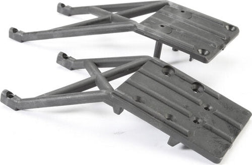 Skidplates, front & rear (black)