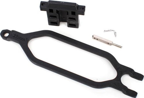 Hold down, battery/ hold down retainer/ battery post/ angled body clip (allows for installation of taller, multi-cell batteries)