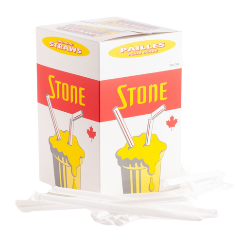8" Individually Wrapped Flex Milkshake Straws
