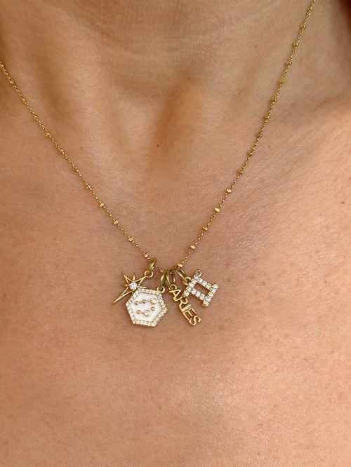 Forever Blythe *Custom* Zodiac + Star Sign Constellation Necklace