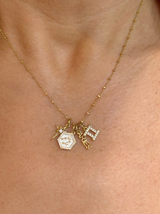 Forever Blythe *Custom* Zodiac + Star Sign Constellation Necklace