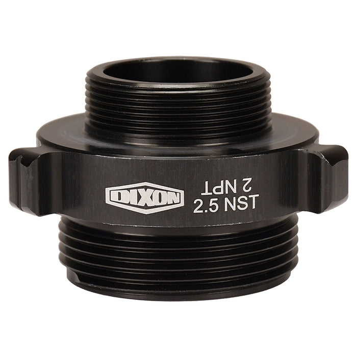 ADAPTOR 2 MNPT X 2.5 MNST HEX ALUMINUM