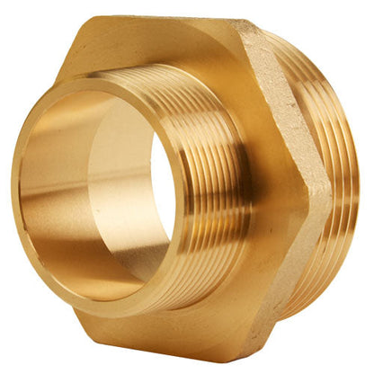 ADAPTOR 2 MNPT X 2.5 MNST HEX BRASS