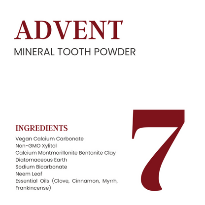 Advent Mineral Tooth Powder [Frankincense + Myrrh + Spice]
