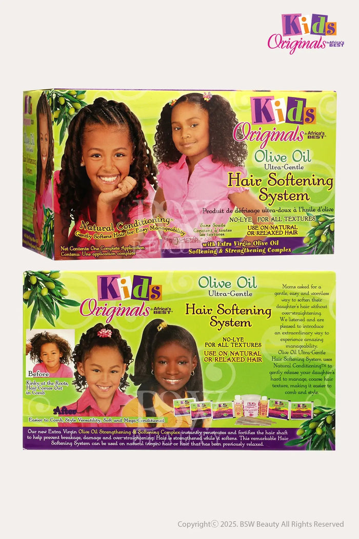 AFRICA'S BEST KIDS ORIGINALS HAIR SOFTENING SYSTEM KIT - BSW BEAUTY CANADA