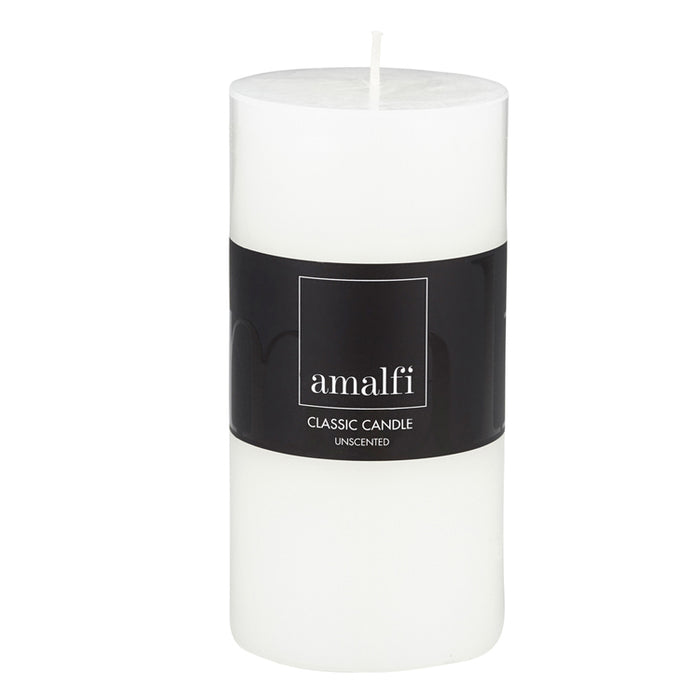Amalfi Classic Unscented Beige Pillar Candle