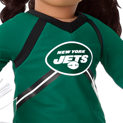 American Girl® x NFL New York Jets Cheer Uniform for 18-inch Dolls