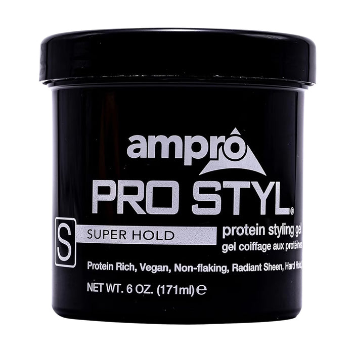 Ampro Pro Styl Protein Super Hold Styling Gel - 6 oz - 24 Pack