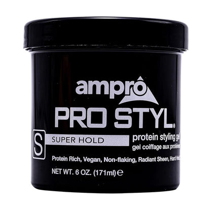 Ampro Pro Styl Protein Super Hold Styling Gel - 6 oz - 24 Pack
