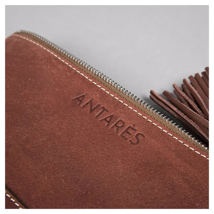 Antares London Leather Clutch Bag