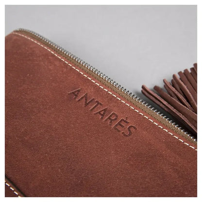 Antares London Leather Clutch Bag