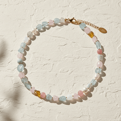 Aqua Rose Serenity Necklace - Olita Gifts & Goods