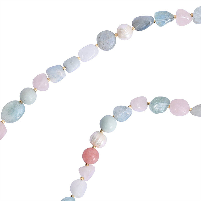 Aqua Rose Serenity Necklace - Olita Gifts & Goods