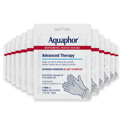 Aquaphor Repairing Hand Mask 0.7 oz - 1 Pair - 18 Pack