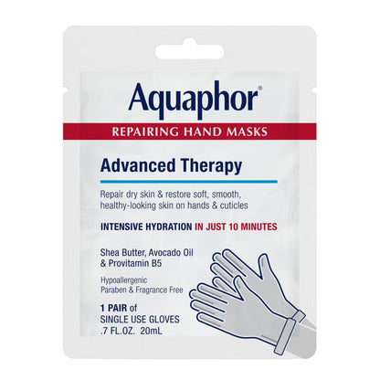 Aquaphor Repairing Hand Mask 0.7 oz - 1 Pair - 18 Pack