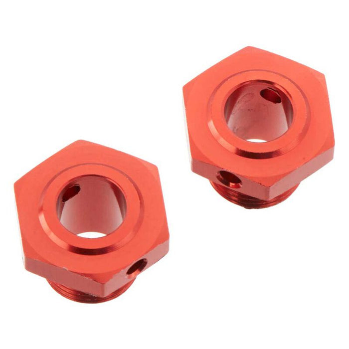 AR310447 Wheel Hex Aluminum 17mm (13.6mm Thick) Red (2)