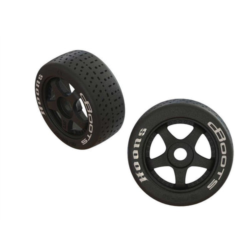 ARA550062 dBoots Hoons 42/100 2.9 Pre-Mounted Belted Tires, White, 17mm Hex, 5-Spoke (2)