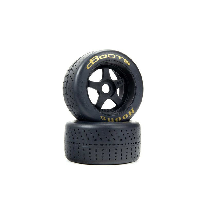 ARA550085 ARRMA dBoots Hoons 53/107 2.9 Pre-Mounted Belted Tires, Gold, 17mm Hex, 5-Spoke (2)