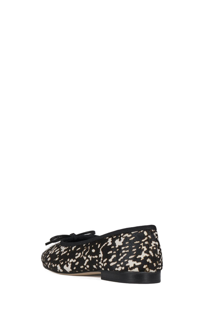 ARABESQ-F Jeffrey Campbell Flat Black White Hair