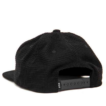 Arch Waffle Cord Snapback (Black) (S)