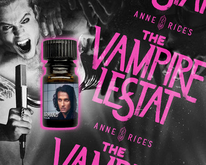 Armand perfume oil bottle by Black Phoenix Alchemy Lab, The Vampire Lestat x Interview with the Vampire licensed fragrance, Anne Rice's Immortal Universe