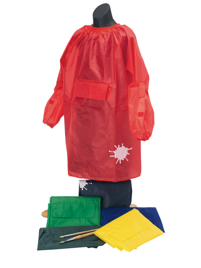 Art Smock - Royal and Red