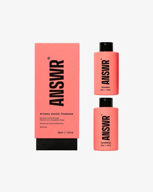 At-home keratin treatment + Shampoo & conditioner bundle