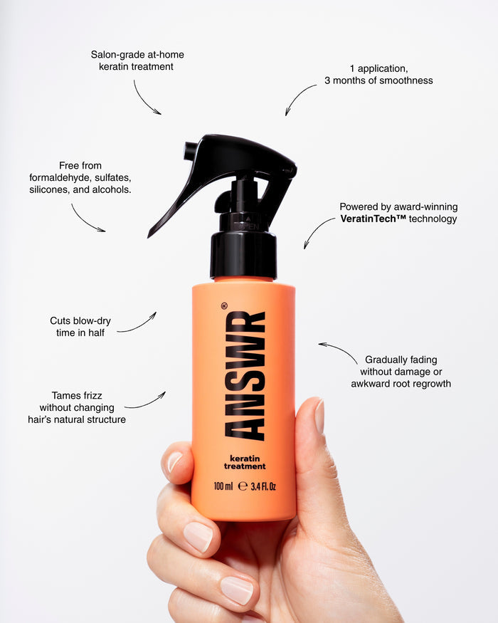At-home keratin treatment + Shampoo & conditioner bundle