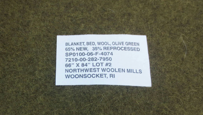 Authentic U.S.Wool Blanket - Limited QTY