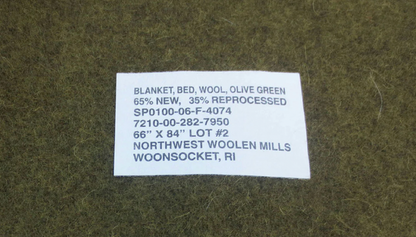 Authentic U.S.Wool Blanket - Limited QTY