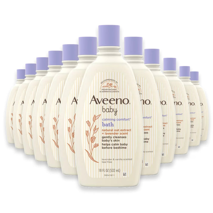 Aveeno Baby Calming Comfort Lotion – 18 oz – 12 Pack