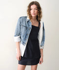 Avery Hemp Mini Skirt India Ink