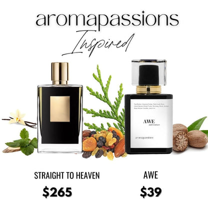 AWE | Inspired by BY KILIAN STRAIGHT TO HEAVEN | Straight to Heaven Dupe Pheromone Perfume - aromapassions