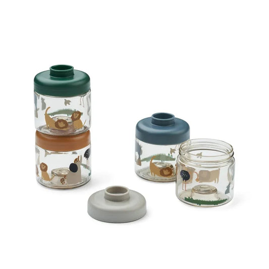 Liewood - Baby Food Boxes - Dominique - Tritan - All Together/Sandy