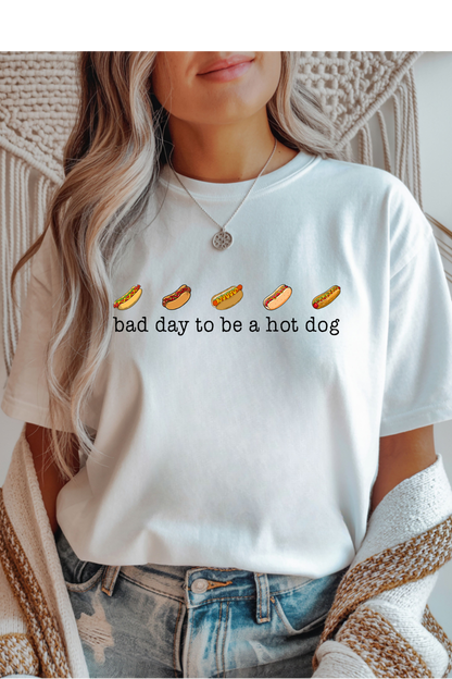 Bad Day To be A Hotdog Graphic Tee