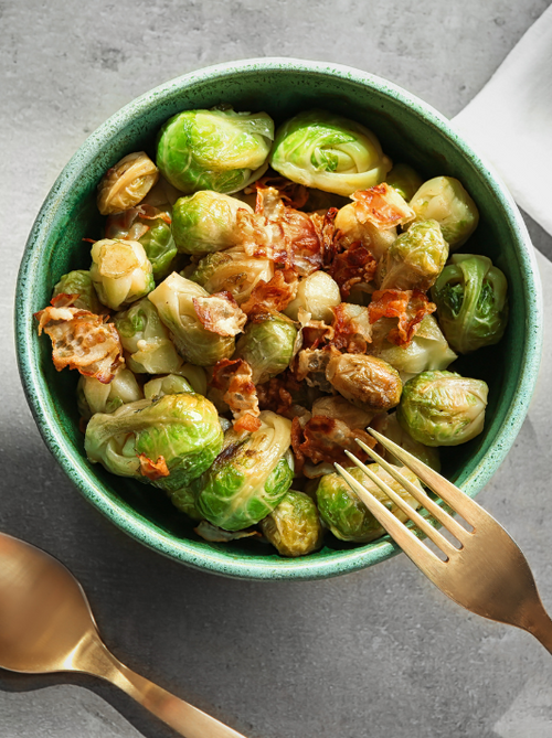 Balsamic Bacon Brussel Sprouts (GF)
