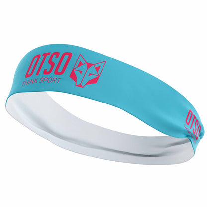 Bandeau - OTSO Sport Light Blue / Fluo Pink