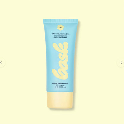 Bask Suncare Daily Invisible Gel SPF 40 Sunscreen