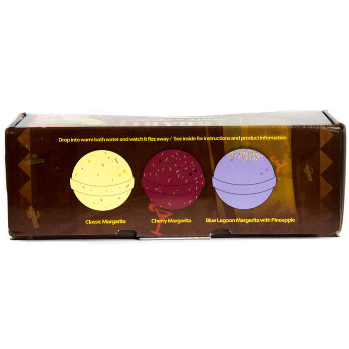 Bath Bombs Giftset 3 Margarita Cocktail fragranced fizzing bath Soak