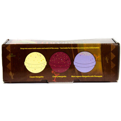 Bath Bombs Giftset 3 Margarita Cocktail fragranced fizzing bath Soak