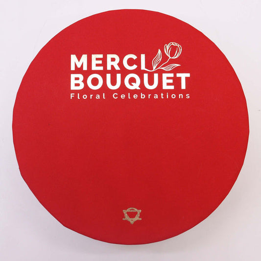 Bathing Soap Petals Bouquet Round Box