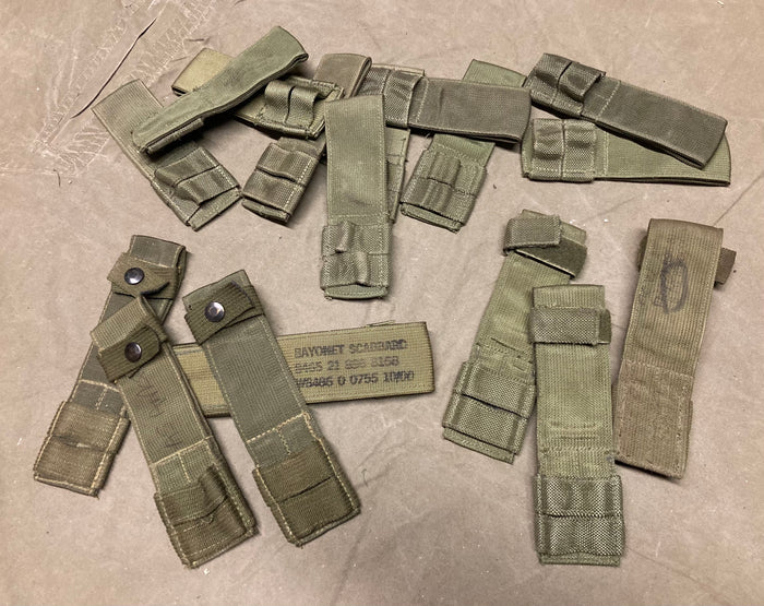 Bayonet Frogs for C1 & C7 Green Canadian 1960's-1990's