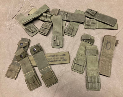 Bayonet Frogs for C1 & C7 Green Canadian 1960's-1990's