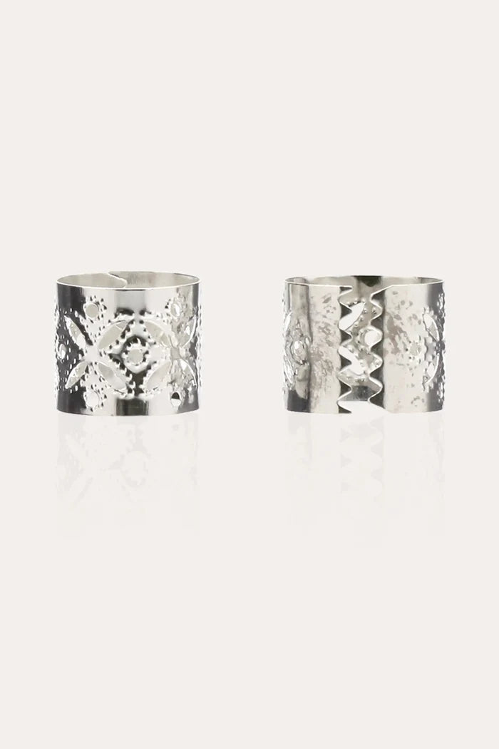 BEAUTY TOWN FILIGREE TUBE SILVER 12X10MM #07791 (VALUE PACK) - BSW BEAUTY CANADA