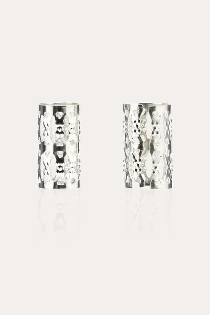 BEAUTY TOWN FILIGREE TUBE SILVER 8X15MM LONG #07790 (VALUE PACK) - BSW BEAUTY CANADA