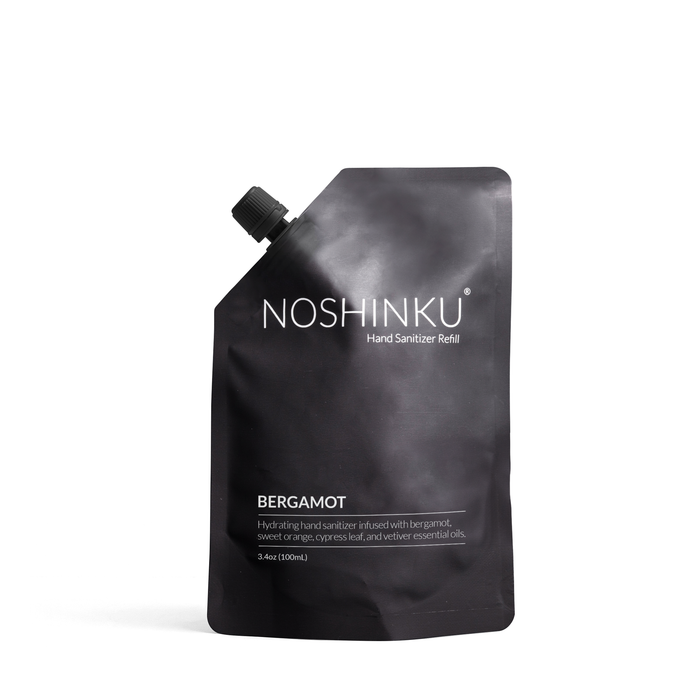 Bergamot - Cypress Nourishing Sanitizer Travel Refill Pouch