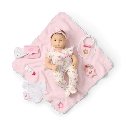 Bitty Baby® Doll #2 with brown hair Care & Play Set