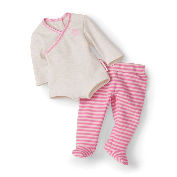 Bitty Baby® Doll #4 with black hair in Pretty Pink