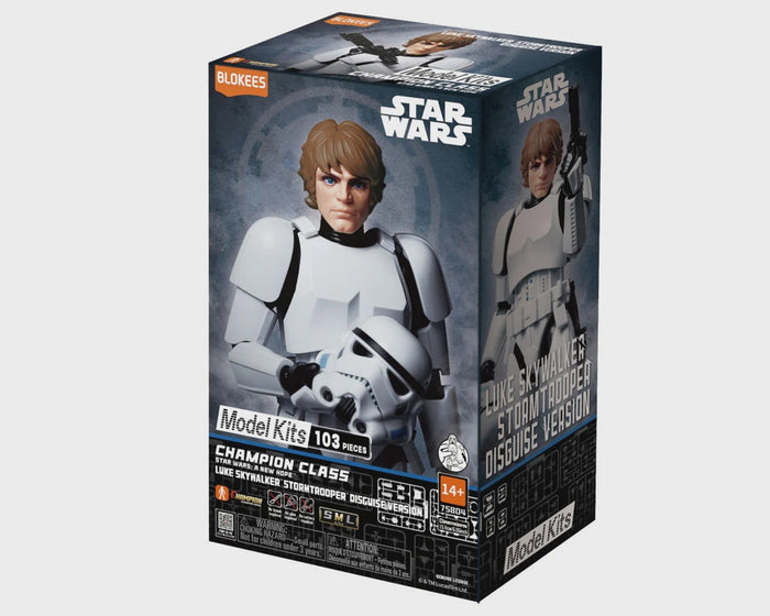 BKE75804-1 Blokees Star Wars Episode IV: A New Hope Series #4 - Luke Skywalker Stormtrooper